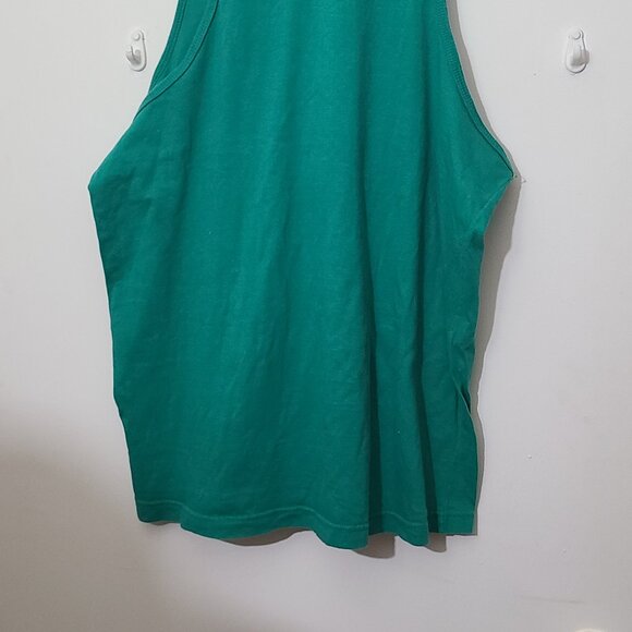 Carnival Cruise Tank Top Menes Size L Green Sensation Fun Ship Graphic Tee - Picture 5 of 5